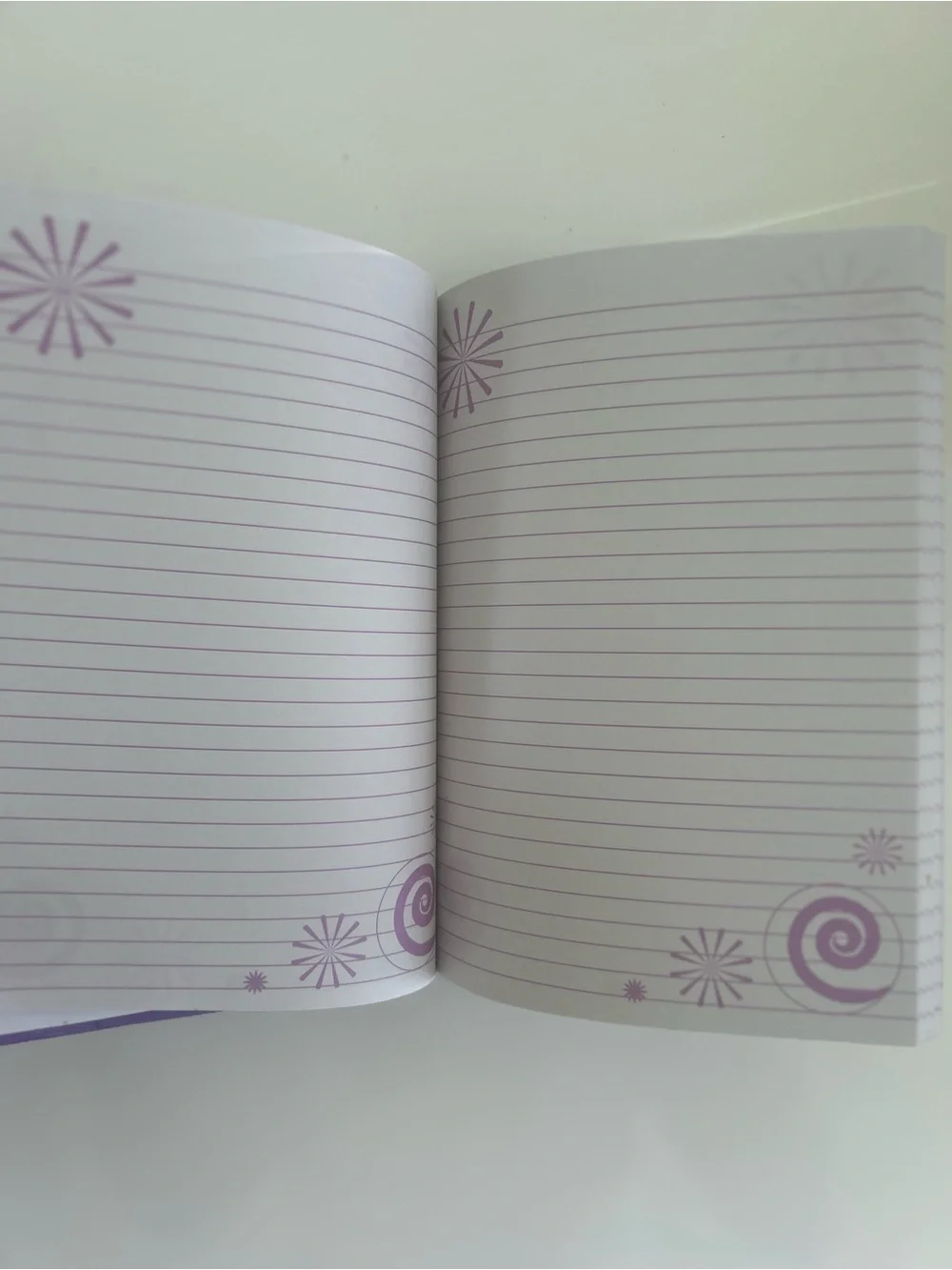 Sweet Cupcake Purple Hardback Notebook